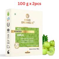 Khadi Organique Organic Amla Powder 100g (Pack Of 2)