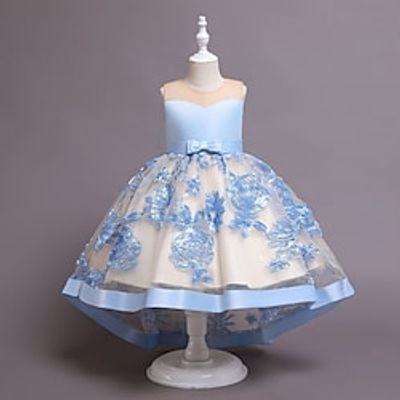 Kids Little Girls' Dress Flower Tulle Dress Party Performance Embroidered Mesh Bow Green Purple Pink Knee-length Sleeveless Elegant Princess Dresses Children's Day Spring Summer Slim 3-10 Years miniinthebox Kids Little Girls' Dress Flower Tulle Dress Party Performance Embroidered Mesh Bow Green Purple Pink Knee-length Sleeveless Elegant Princess Dresses Children's Day Spring Summer Slim 3-10 Years miniinthebox