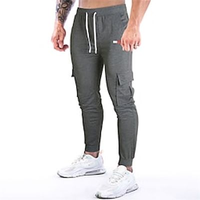 Men's Casual Jogger Sweatpants Tapered pants Drawstring Elastic Waist Full Length Pants Micro-elastic Solid Color Mid Waist Black Dark Gray S M L XL Lightinthebox Men's Casual Jogger Sweatpants Tapered pants Drawstring Elastic Waist Full Length Pants Micro-elastic Solid Color Mid Waist Black Dark Gray S M L XL Lightinthebox