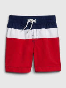 Toddler Tri-Colored Swim Trunks
