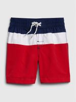Toddler Tri-Colored Swim Trunks - thumbnail
