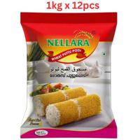 Nellara Wheat Puttu Powder (Fried) 1Kg (Pack Of 12)