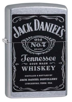 Zippo 24779 Jack Daniel's Vintage Chrome Windproof Lighter