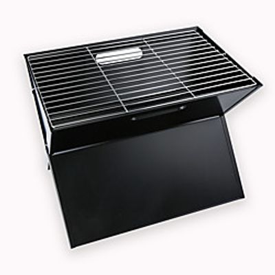 factory direct sale thick folding household barbecue grill outdoor portable barbecue grill black steel stove business gifts Lightinthebox