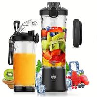 600ml Versatile Portable Blender USB Rechargeable Ice CrushingPower Ideal for Smoothies Shakes Perfect Kitchen Gadget for On.the-Go Lifestyles Lightinthebox