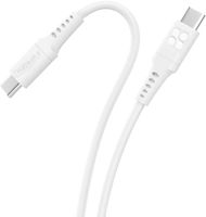 Promate USB-C Cable, PowerLink-cc200.White - thumbnail