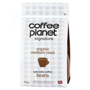 Coffee Planet Organic UTZ Coffee Beans 250gms