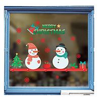 Holiday Christmas Wall Stickers Bedroom Kids Room Kindergarten Removable Pre-pasted PVC Home Decoration Wall Decal 1pc miniinthebox Holiday Christmas Wall Stickers Bedroom Kids Room Kindergarten Removable Pre-pasted PVC Home Decoration Wall Decal 1pc miniinthebox