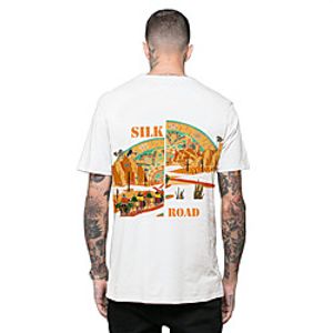 Men's Tee T shirt Hot Stamping Graphic Prints Vintage Print Short Sleeve Casual Tops Ethnic Style Casual Fashion Designer Blue Gray White Lightinthebox