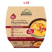 Smart Gourmet Red Chilli Hummus, 18x225g