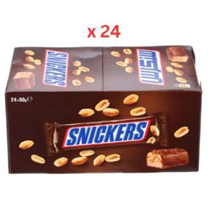 Snickers Chocolate 12X24X50G (12 Outer - Each With 24 Pcs)