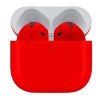 Merlin Craft Customized Apple Airpods 4 Red Glossy