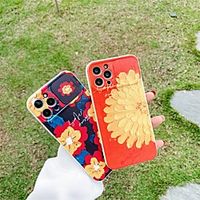 Phone Case For Apple Back Cover iPhone 12 Pro Max 11 SE 2020 X XR XS Max 8 7 Shockproof Dustproof Graphic Flower TPU miniinthebox - thumbnail