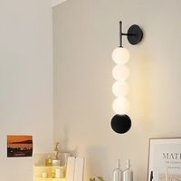 Modern Wall Lamp, 45-Light Vintage Globe Glass Wall Lamp for Bathroom, Swing Arm Mounted Light Reading Wall Lights for Bedroom Study Room Besides Lighting Lightinthebox - thumbnail