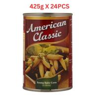 American Classic Young Baby Corn 425g Pack of 24