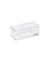 Homesmiths Stationery Box Clear 21 x 9 x 8.8 cm