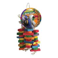 Nutrapet Woodpecker Bird Toy Thick Blocks 30 x 20 x 20 cm - thumbnail