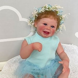 20inch Newborn Doll Reborn Harper Lifelike Soft Touch Cuddly Body Doll Handmade with Genesis Paint Visible Veins Multiple Lightinthebox