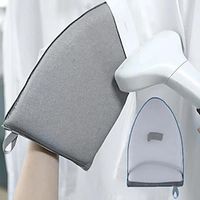 1pc Portable Handheld Ironing Pad with Heat Resistant Glove for Clothes and Garments - Convenient Sleeve Ironing Board Holder and Table Rack miniinthebox - thumbnail