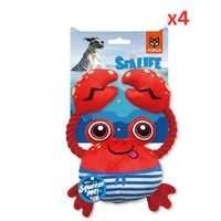 FOFOS Sealife Crab Dog Toy (Pack of 4)