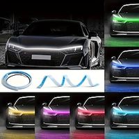 Car Start Scan Dynamic Through-type Daytime Running Light Center Grid Modified Universal LED Hood Light Decorative Light Guide Strip miniinthebox - thumbnail