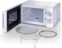 Kenwood 20L Microwave Oven With Grill, 5 Power Levels, Defrost Function, 35 Minutes Timer 800W, White, MWM21.000WH