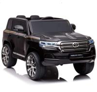 Megastar Ride On 12V Licensed Toyota Land Cruiser Electric SUV For Kids With Remote Control, Black - JJ-220-BLK (UAE Delivery Only)