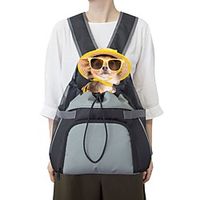 Dog Cat Pets Carrier Bag Travel Backpack Shoulder Messenger Bag Dog Carrier Backpack Adjustable Portable Travel Solid Colored Classic Oxford Cloth puppy Small Dog Medium Dog Training Outdoor Hiking Lightinthebox - thumbnail