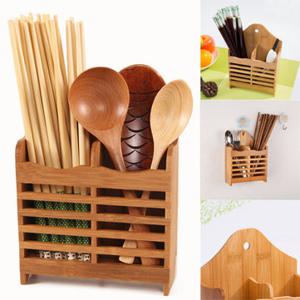 Cutlery Storage Holder Spoon Chopsticks Basket Kitchen Organizer Drying Rack