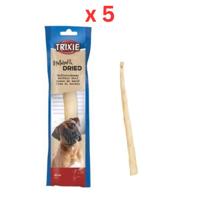 Trixie Buffalo Tail Dental Dog Treats 30CM Pack Of 5