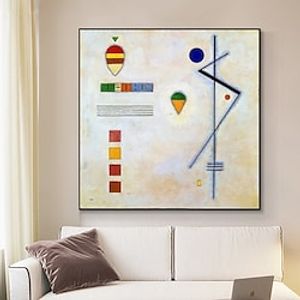 Handmade Oil Painting Canvas Wall Art Decoration Famous Wassily Kandinsky Abstract for Home Decor Rolled Frameless Unstretched Painting Lightinthebox