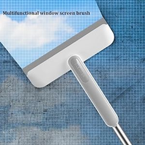 Multifunctional Window Screen Brush, Three-in-one Multifunctional Cleaning Tool, Wash Window Mesh Cleaning Brush, Glass Cleaning Scraping Household Crevices, Cleaning Tools Lightinthebox