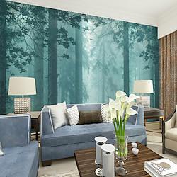 Cool Wallpapers Forest Wallpaper Wall Mural Wall Sticker Covering Print Peel and Stick Removable Self Adhesive Secret Forest PVC / Vinyl Home Decor Lightinthebox