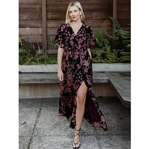Madilyn Velvet  Maxi Dress Lightinthebox