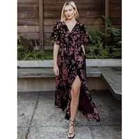 Madilyn Velvet  Maxi Dress Lightinthebox - thumbnail