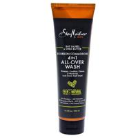 Shea Moisture Bay Laurel & Shea Butter Bourbon Commodore 4In1 All Over Wash (U) 305Ml Face + Body + Hair Wash