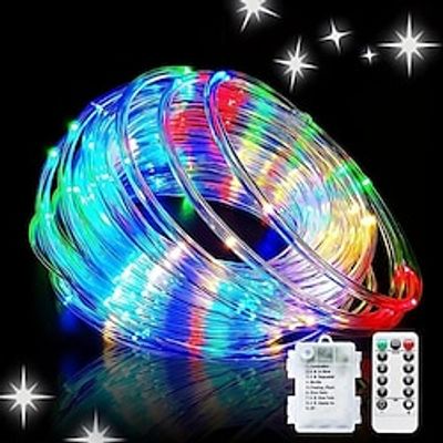 1 Pack Timing Function String Light, Adjustable Brightness Light String, Tube Sleeve Light, Indoor and Outdoor Decorative Lights, Holiday Christmas Decorative Lights, Waterproof 3AA Lightinthebox 1 Pack Timing Function String Light, Adjustable Brightness Light String, Tube Sleeve Light, Indoor and Outdoor Decorative Lights, Holiday Christmas Decorative Lights, Waterproof 3AA Lightinthebox