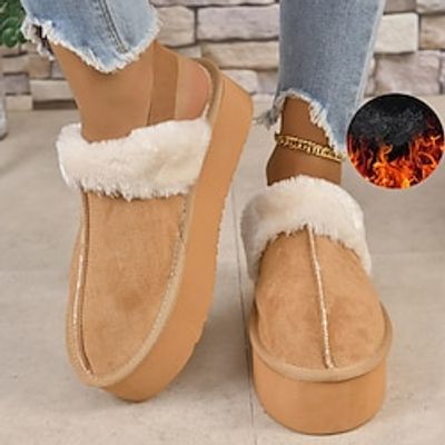 Women's Slippers House Slippers Plush Slippers Home Flat Heel Round Toe Comfort Suede Elastic Band Solid Color Black Brown Lightinthebox Women's Slippers House Slippers Plush Slippers Home Flat Heel Round Toe Comfort Suede Elastic Band Solid Color Black Brown Lightinthebox