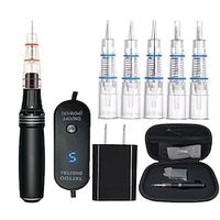 BaseKey Permanent Makeup Kits Professional Level  Best Quality 1Box,1 Makeup tattoo pen,5 Needles,1power adapter Recommended for Eyebrows  Eyeliners Lightinthebox - thumbnail