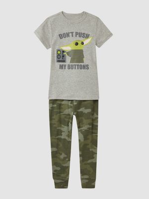 Kids StarWars™ Baby Yoda Organic Cotton PJ Set Kids StarWars™ Baby Yoda Organic Cotton PJ Set