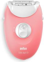 Braun Braun Silk-epil 3 Epilator, Hair Removal With Massaging Rollers Head, Grocery Pack - SE 3176