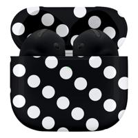 Merlin Craft Customized Apple Airpods 4 Black Polka