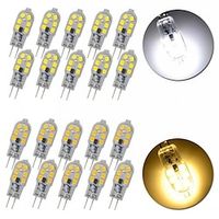 1020pcs Mini G4 LED Bulb 2W Ampoule Led Lamp AC DC12V AC 220V Corn Lights Replace Halogen Spotlight Chandelier Halogen Lamp Lightinthebox