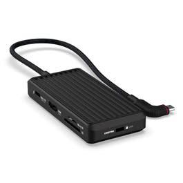 Unisynk 8 Port USB C HUB V2, Black