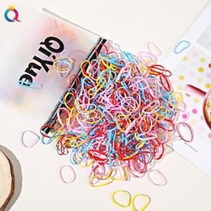 Hair Rubber Bands Funtopia 500/1000 Pcs Small Elastic Hair Ties Colorful Hair Ties for Girls Mini Kids Hair Elastics Baby Hair Ties for Thin or Thick Hair miniinthebox