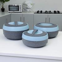 Royalford Set Of 3pcs 1.5l, 2.5l & 3.5l Cosmos Insulated Casserole Multi - RF11033