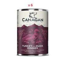 Canagan Turkey with Duck Dinner Wet Dog Food 400g Pack Of 6