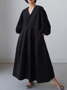 Plus Size Shirt DressLantern Sleeves
