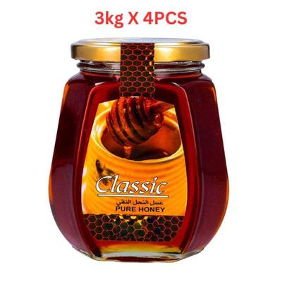 Classic Pure Honey 3kg Pack of 4