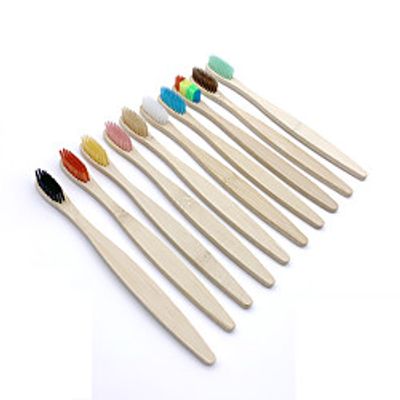 10PCS Colorful Natural Bamboo Toothbrush Set Soft Bristle Charcoal Teeth Whitening Bamboo Toothbrushes Soft Dental Oral Care Lightinthebox